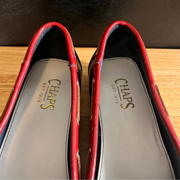 Chaps Red, White, And Blue Loafers Size 8.5B - Picture 6 of 9